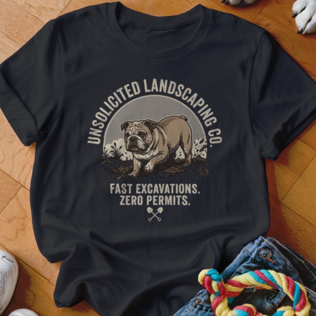 Unsolicited Landscaping Co English Bulldog Shirt - The Pawsitive Initiative