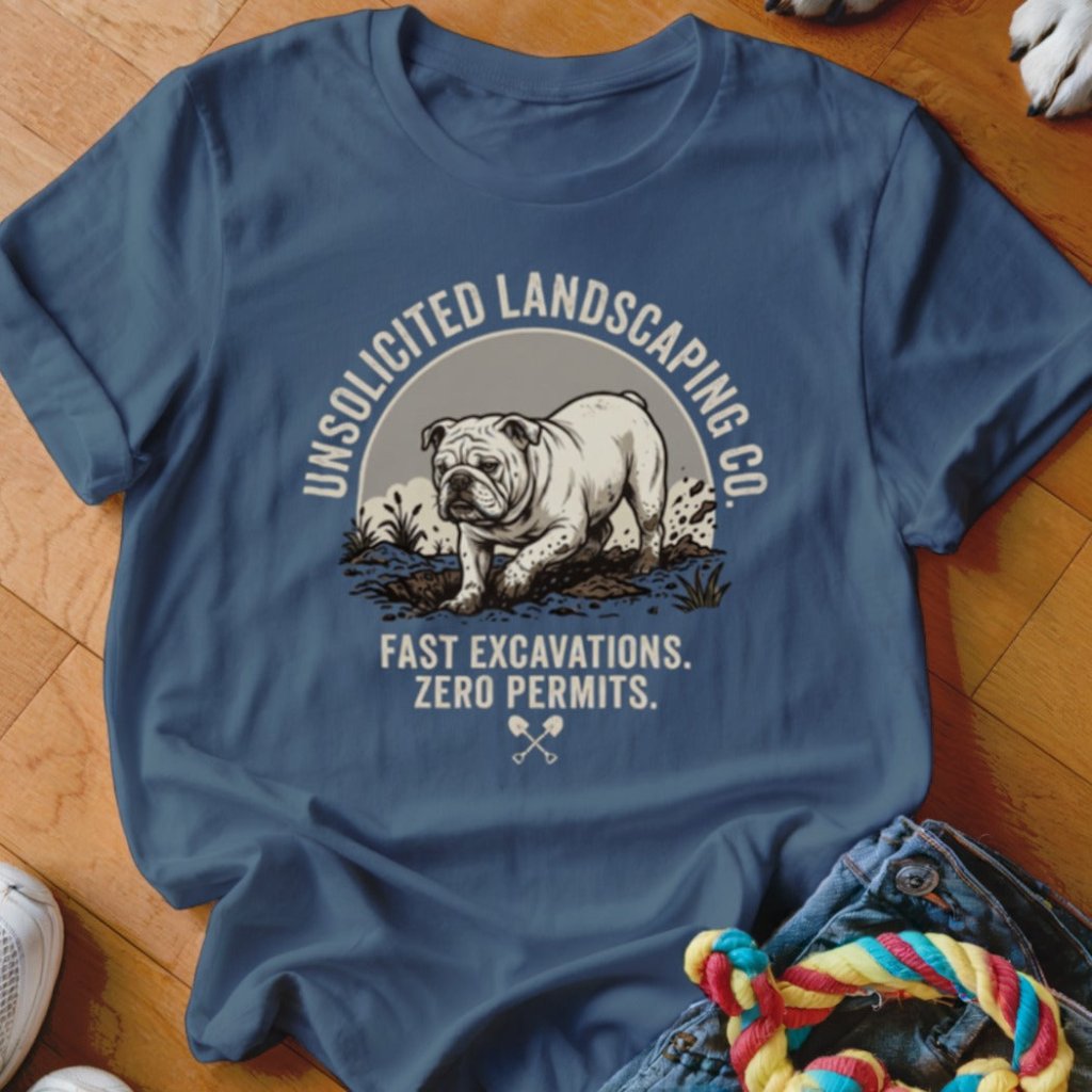 Unsolicited Landscaping Co English Bulldog Shirt - The Pawsitive Initiative
