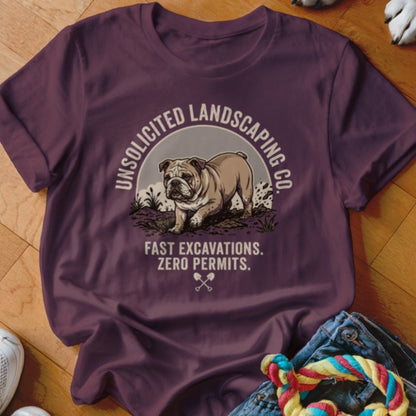Unsolicited Landscaping Co English Bulldog Shirt - The Pawsitive Initiative