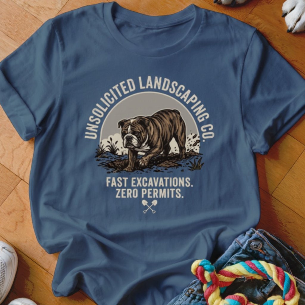 Unsolicited Landscaping Co English Bulldog Shirt - The Pawsitive Initiative
