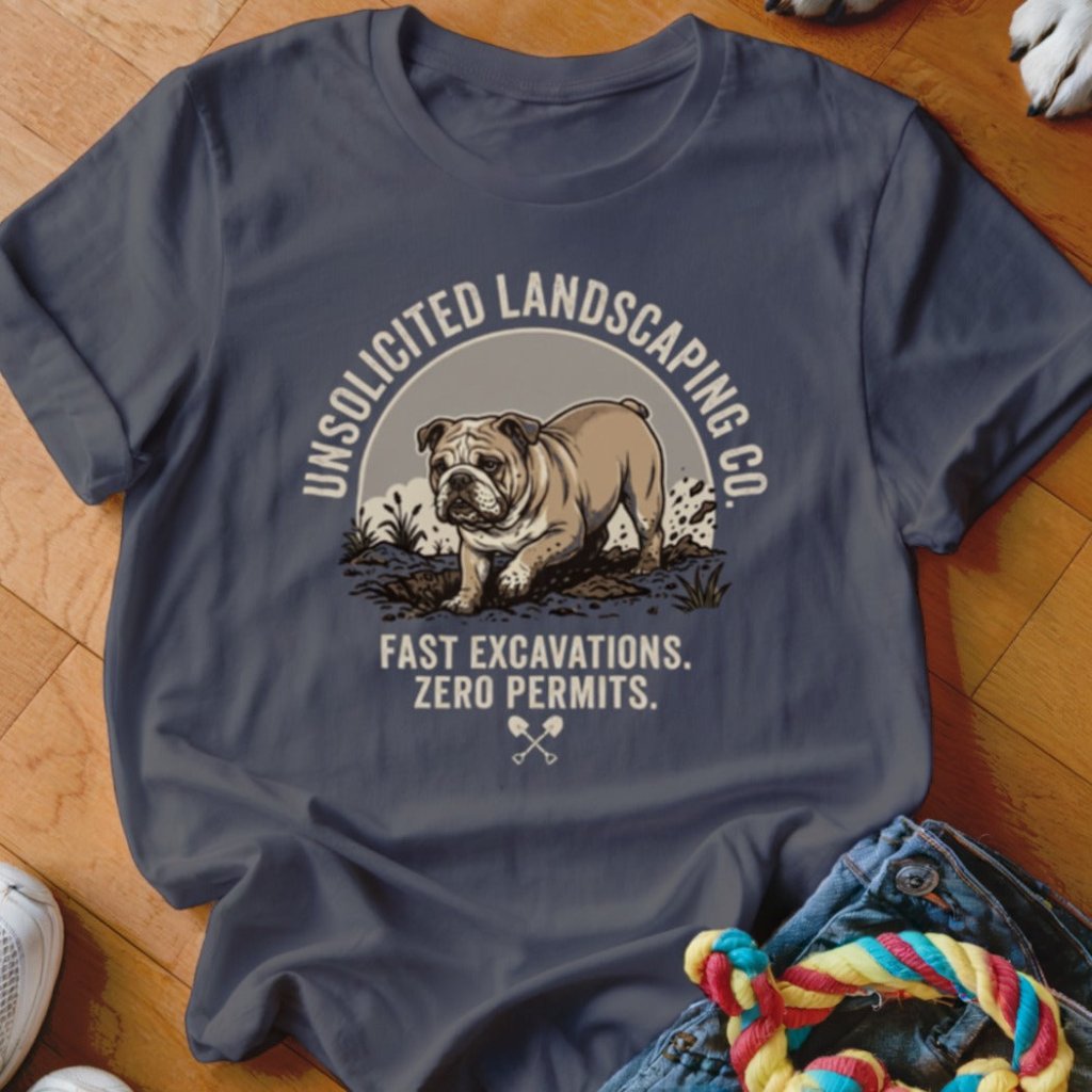 Unsolicited Landscaping Co English Bulldog Shirt - The Pawsitive Initiative