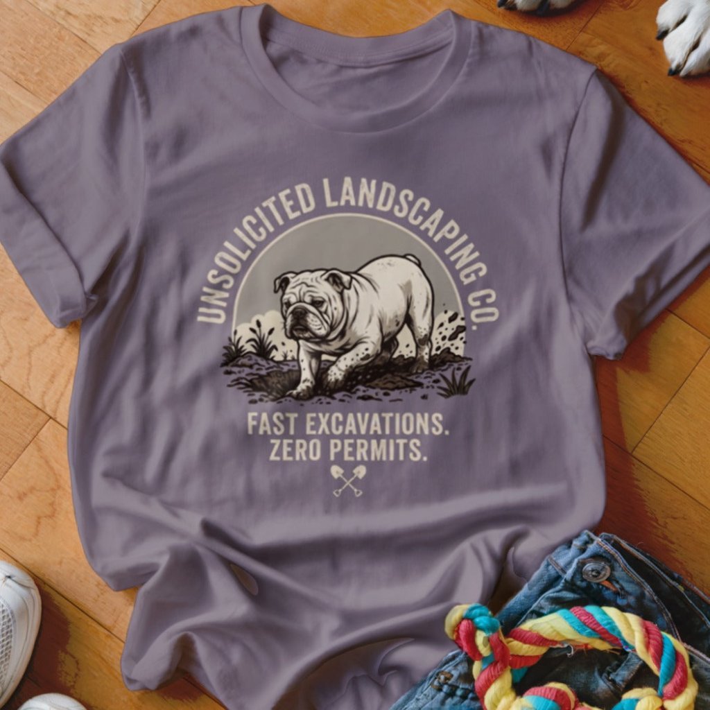 Unsolicited Landscaping Co English Bulldog Shirt - The Pawsitive Initiative