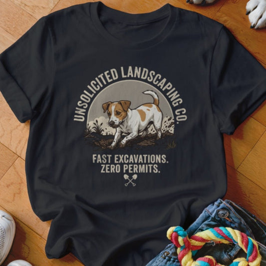Unsolicited Landscaping Co Jack Russell Shirt - The Pawsitive Initiative