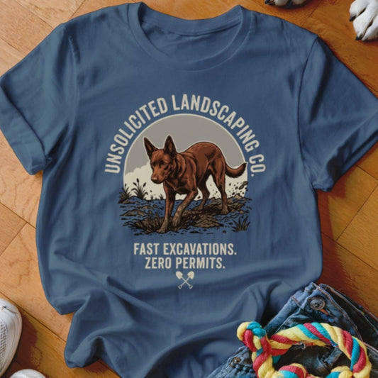 Unsolicited Landscaping Co Kelpie Shirt - The Pawsitive Initiative