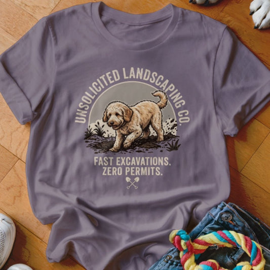 Unsolicited Landscaping Co Labradoodle Shirt - The Pawsitive Initiative