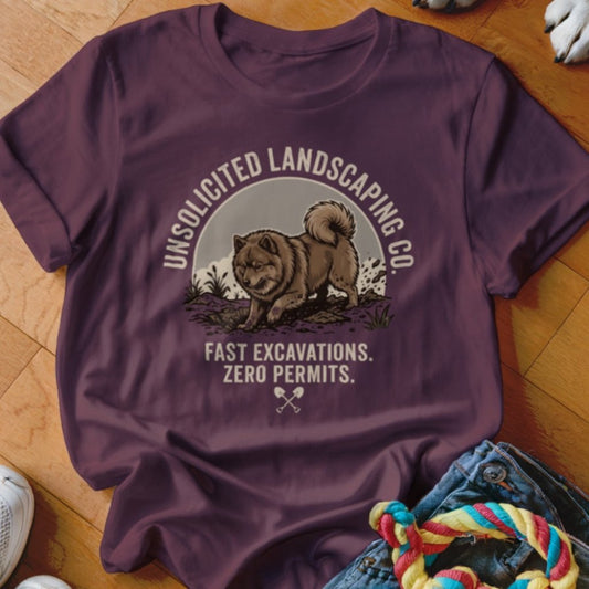 Unsolicited Landscaping Co Lapphund Shirt - The Pawsitive Initiative