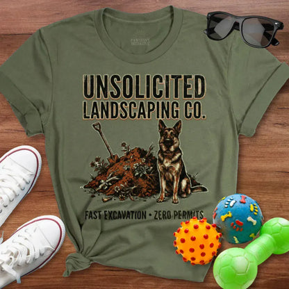 Unsolicited Landscaping Co Shirt - The Pawsitive Initiative