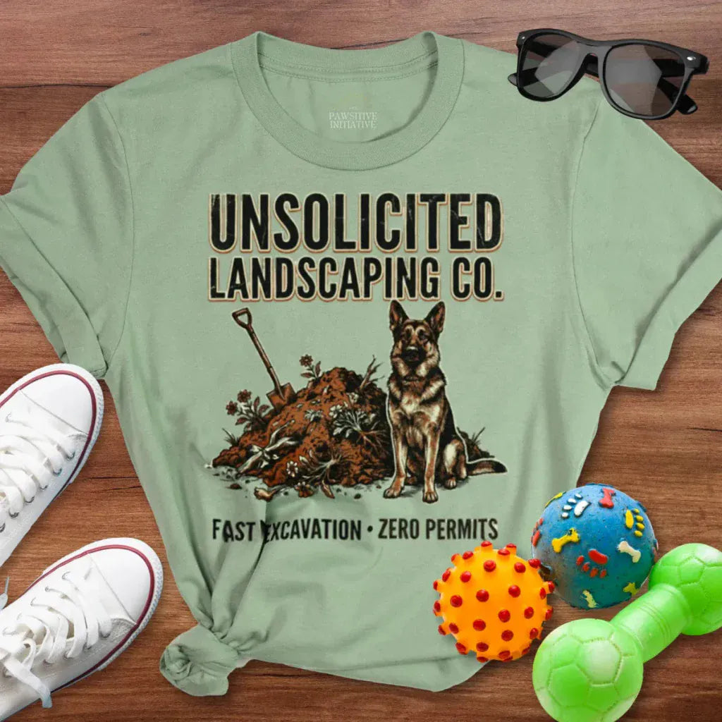 Unsolicited Landscaping Co Shirt - The Pawsitive Initiative