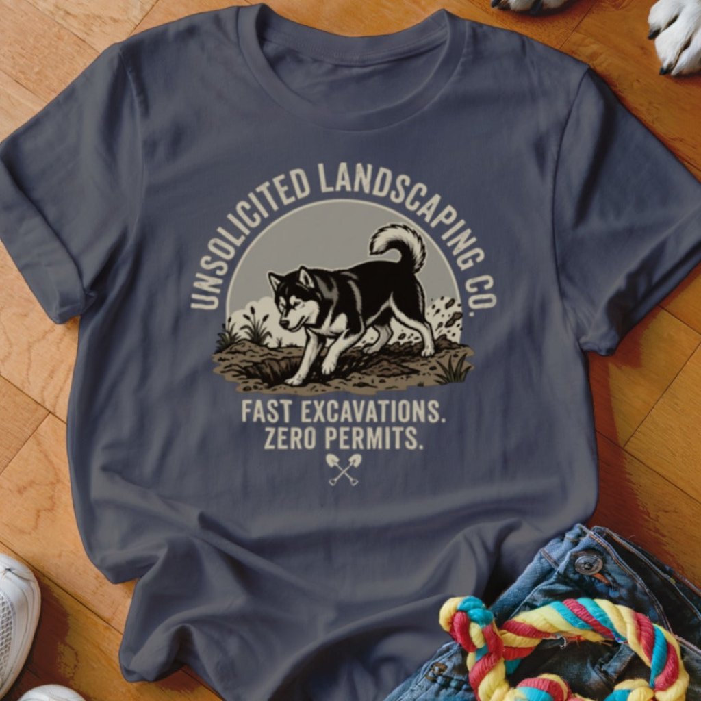 Unsolicited Landscaping Malamute Shirt - The Pawsitive Initiative