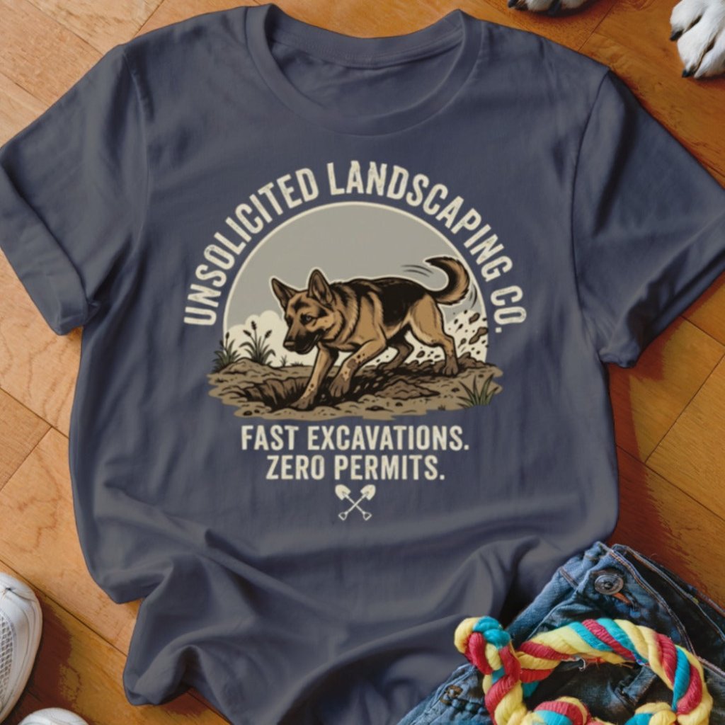 Unsolicited Landscaping Shirt - The Pawsitive Initiative