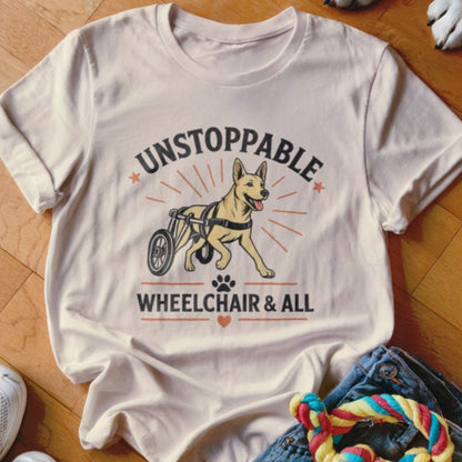 Unstoppable Wheelchair Shirt - The Pawsitive Initiative