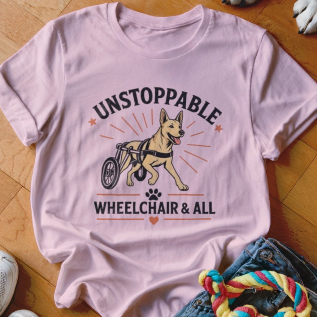 Unstoppable Wheelchair Shirt - The Pawsitive Initiative