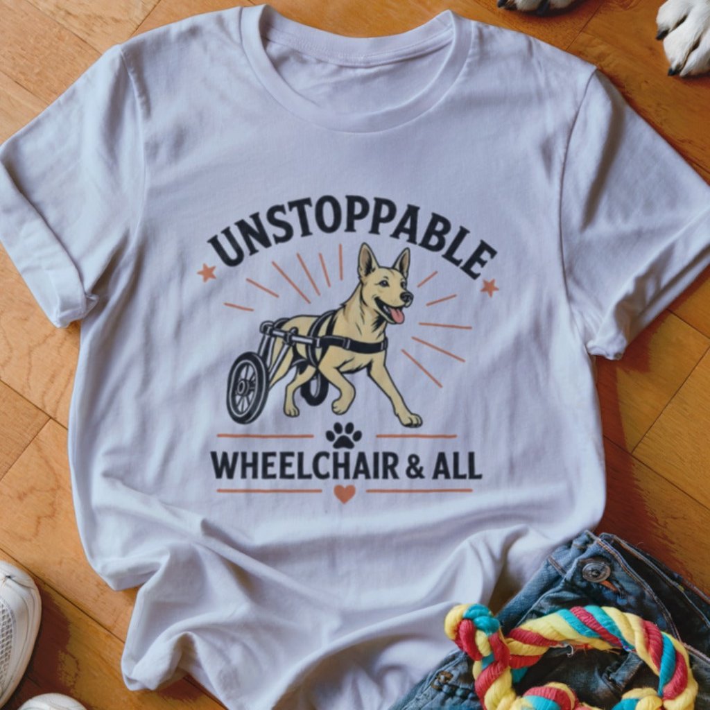 Unstoppable Wheelchair Shirt - The Pawsitive Initiative