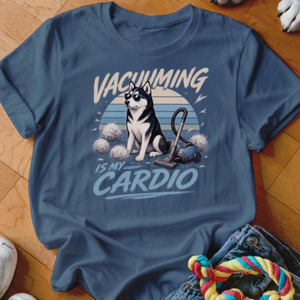 Vacuuming is My Cardio Shirt - The Pawsitive Initiative