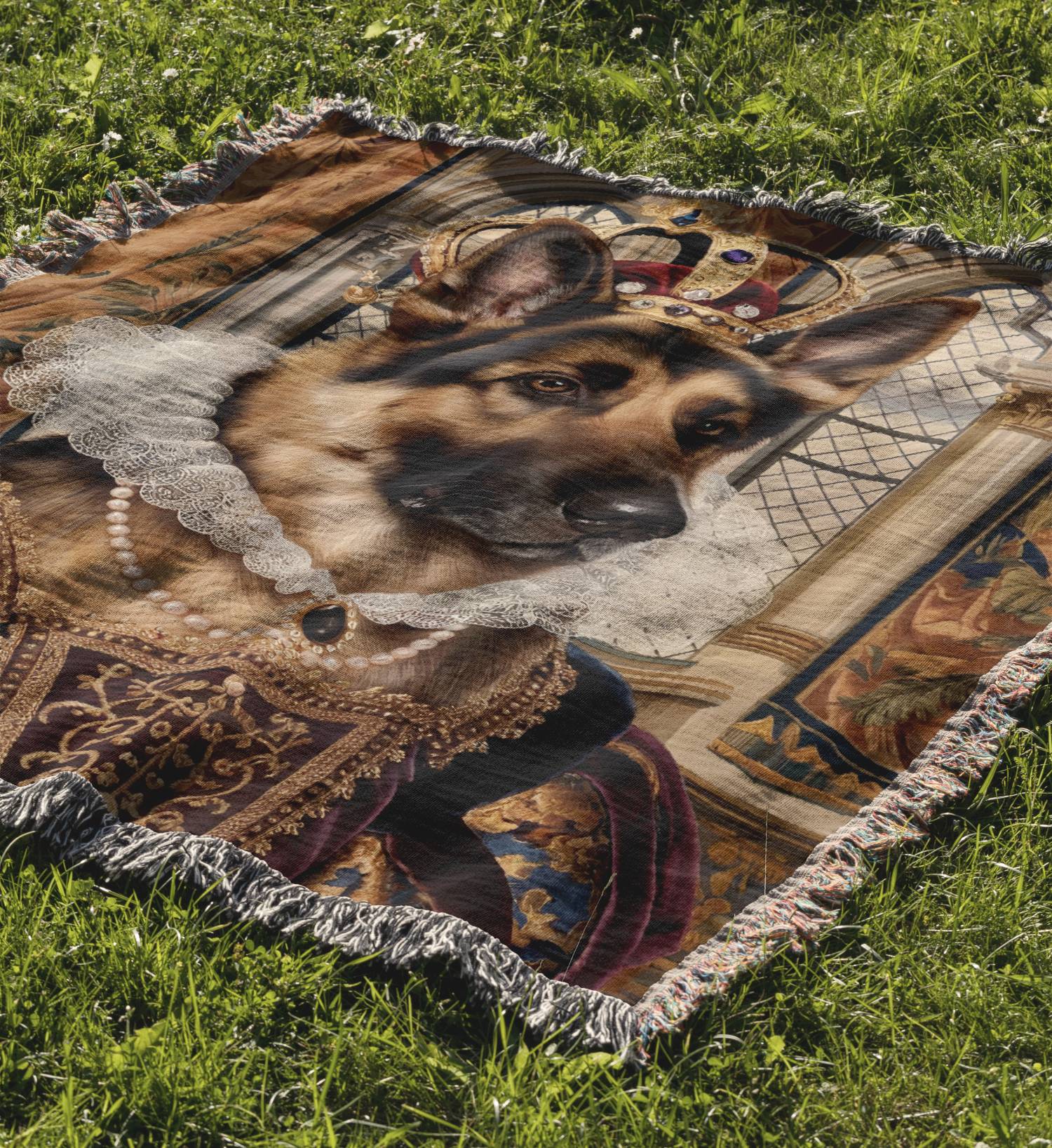 Victorian German Shepherd Blanket - The Pawsitive Initiative