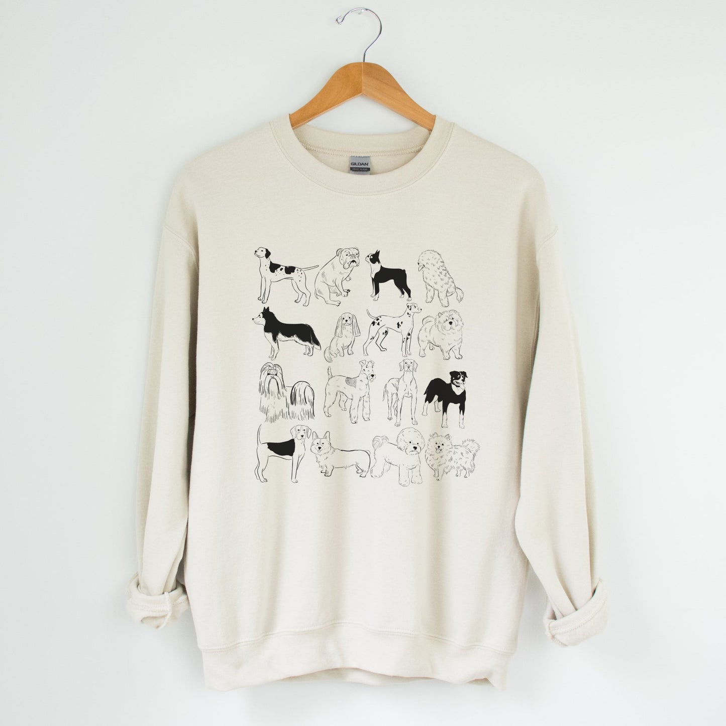 Vintage Dog Breed Sweatshirt - The Pawsitive Initiative