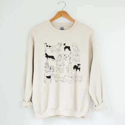 Vintage Dog Breed Sweatshirt - The Pawsitive Initiative