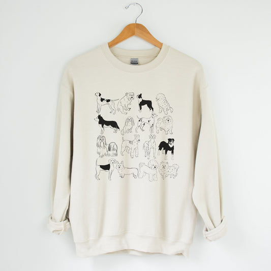 Vintage Dog Breed Sweatshirt - The Pawsitive Initiative