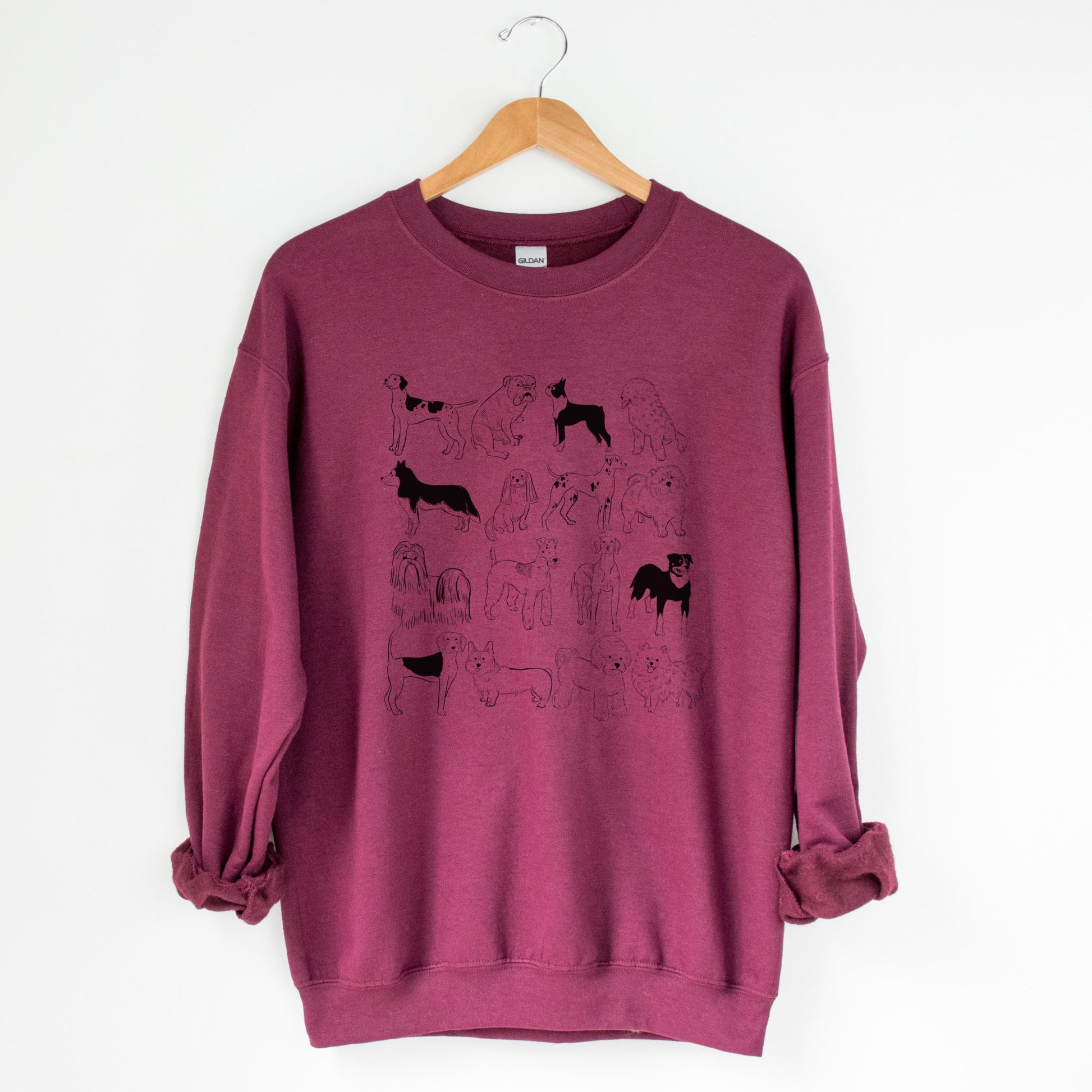 Vintage Dog Breed Sweatshirt - The Pawsitive Initiative