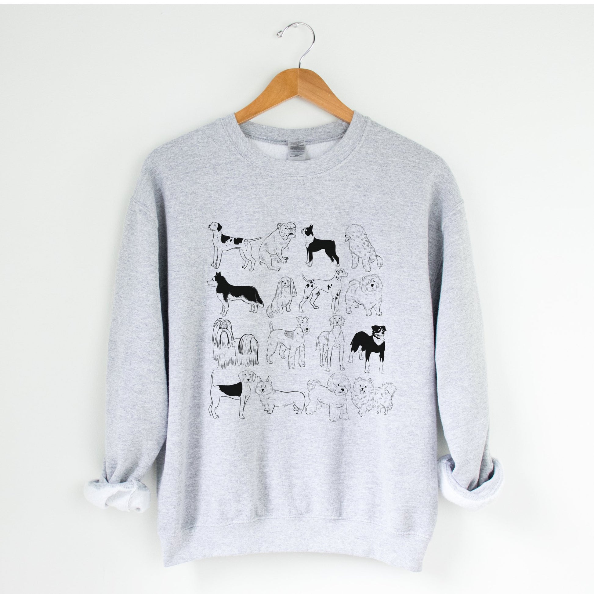 Vintage Dog Breed Sweatshirt - The Pawsitive Initiative