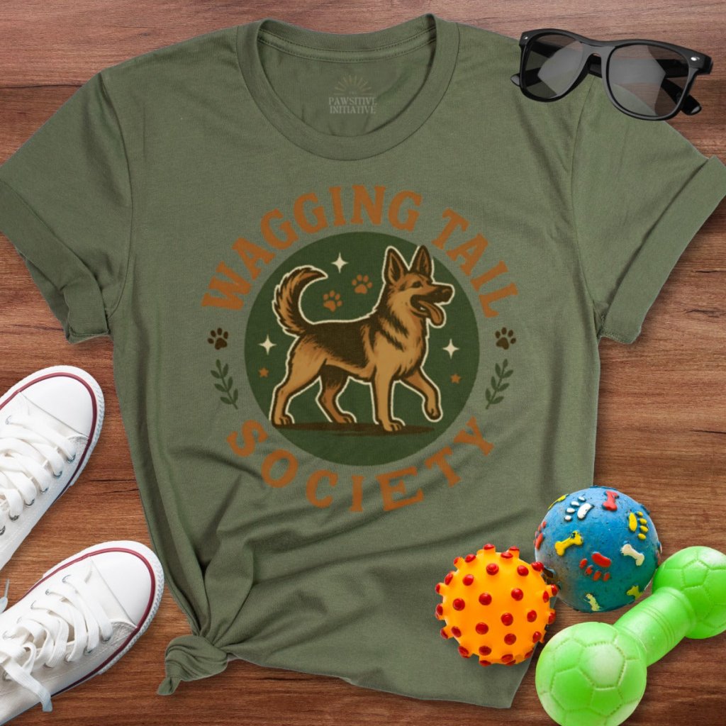 Wagging Tail Society Shirt - The Pawsitive Initiative