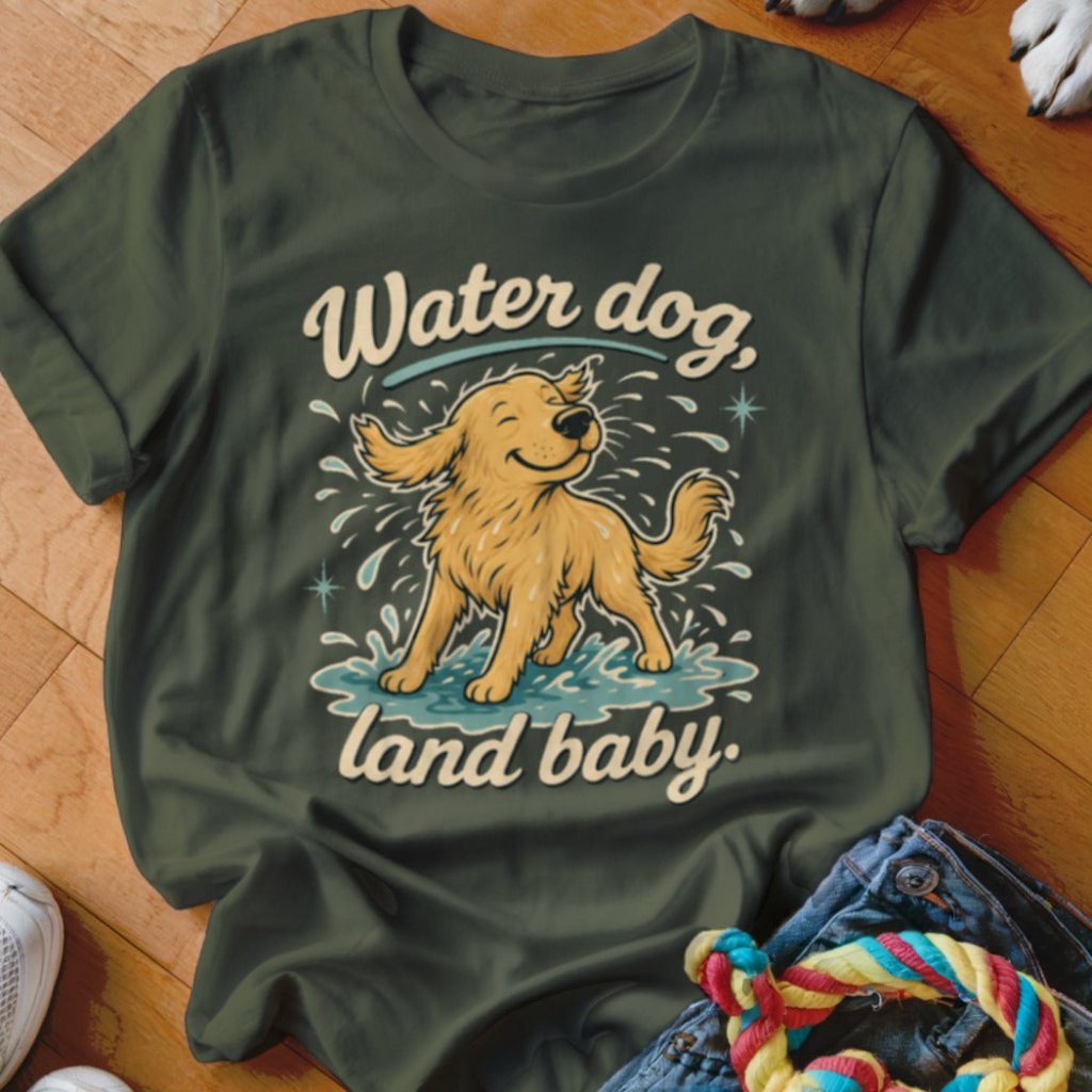 Water Dog Land Baby Shirt - The Pawsitive Initiative