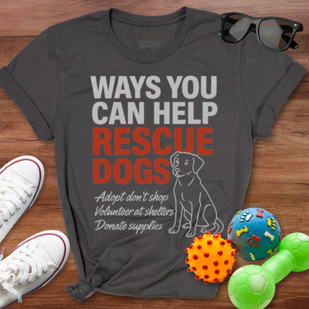 Ways You Can Help Shirt - The Pawsitive Initiative