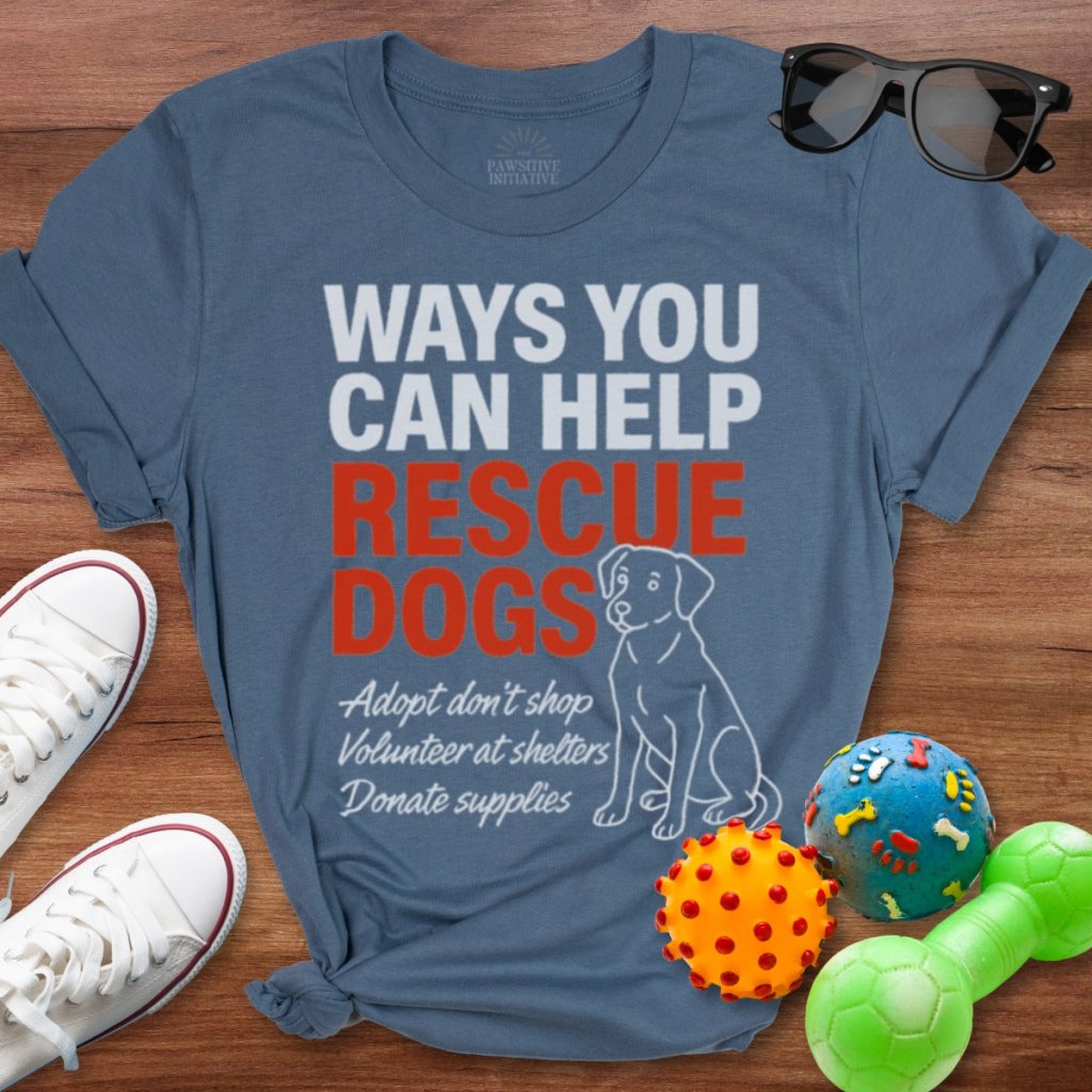 Ways You Can Help Shirt - The Pawsitive Initiative