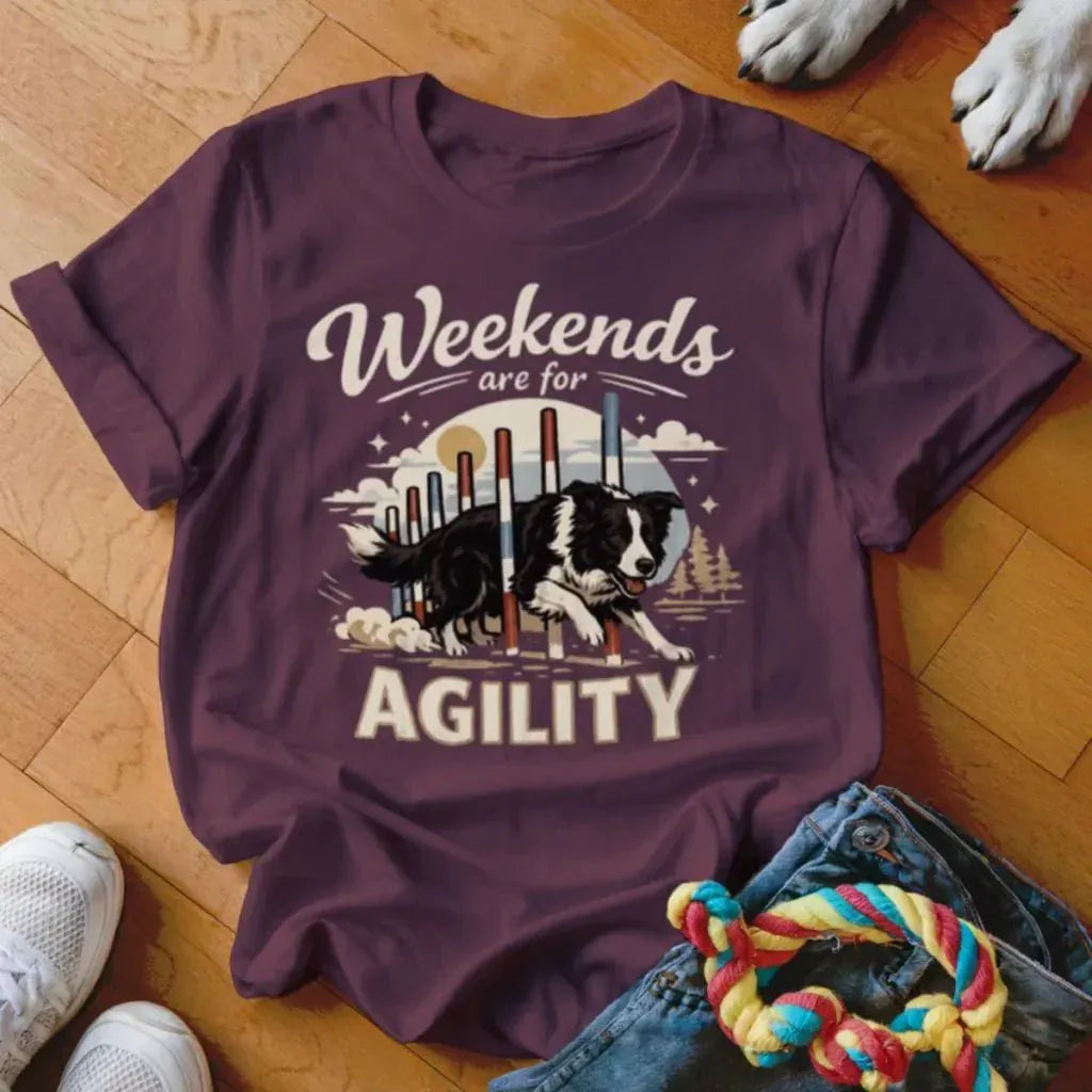 Weekends are for Agility Shirt - The Pawsitive Initiative
