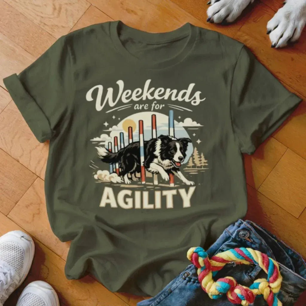 Weekends are for Agility Shirt - The Pawsitive Initiative