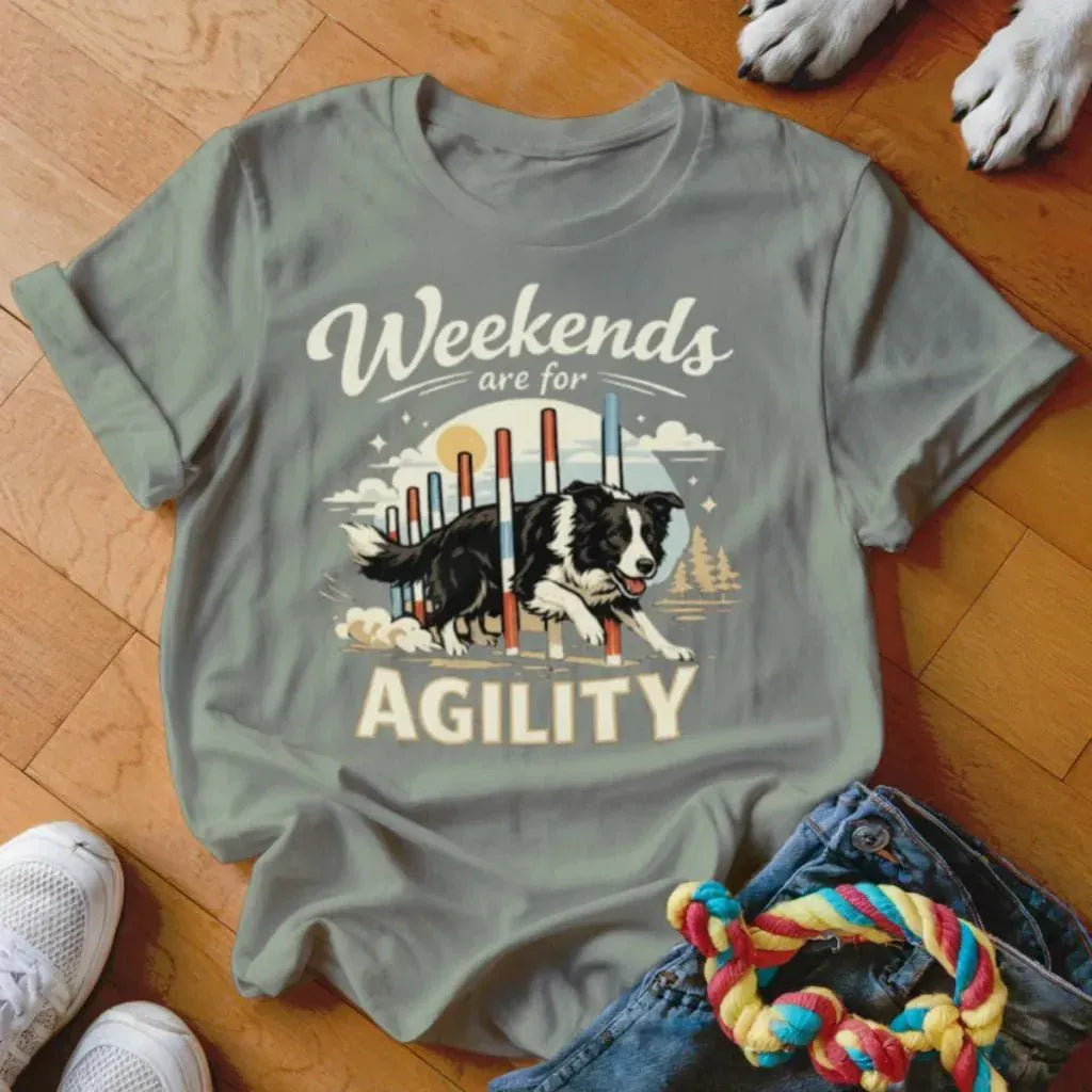 Weekends are for Agility Shirt - The Pawsitive Initiative