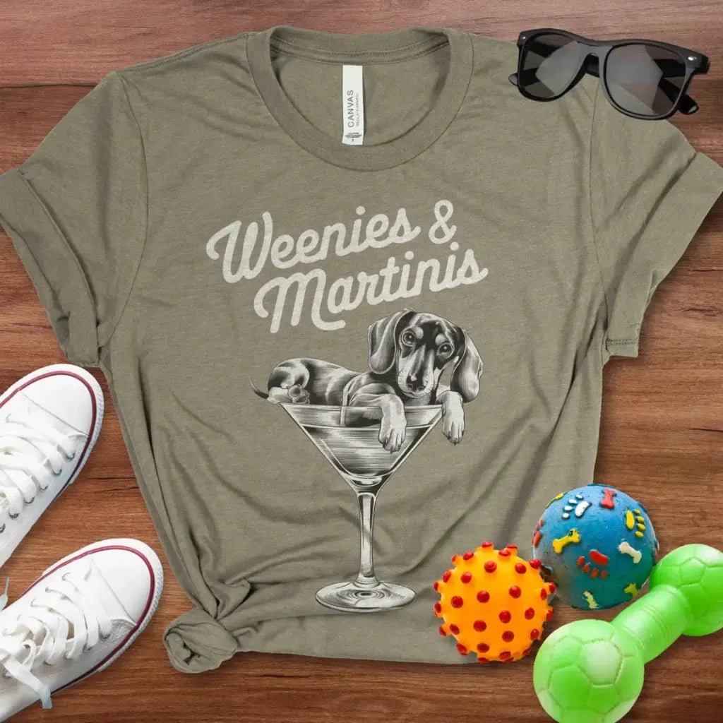 Weenies & Martinis Shirt - The Pawsitive Initiative