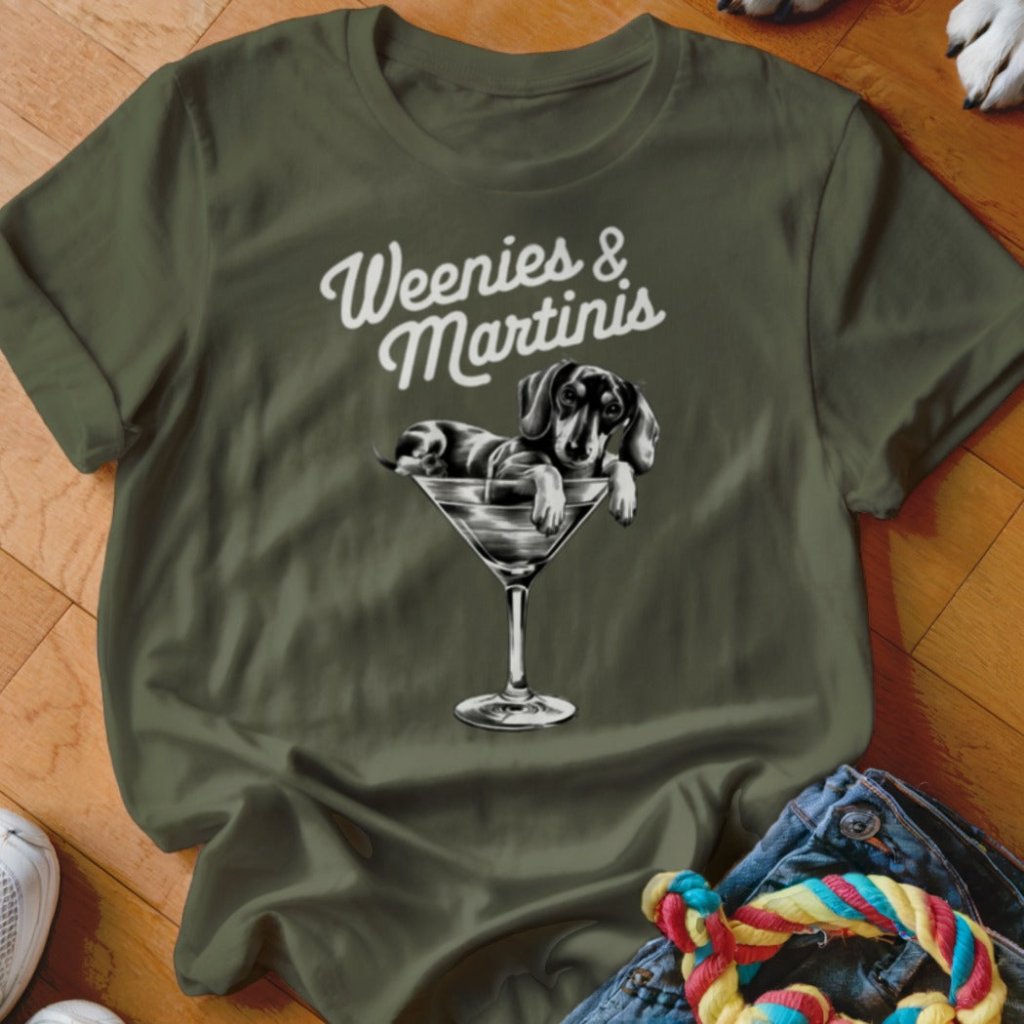 Weenies & Martinis Shirt - The Pawsitive Initiative