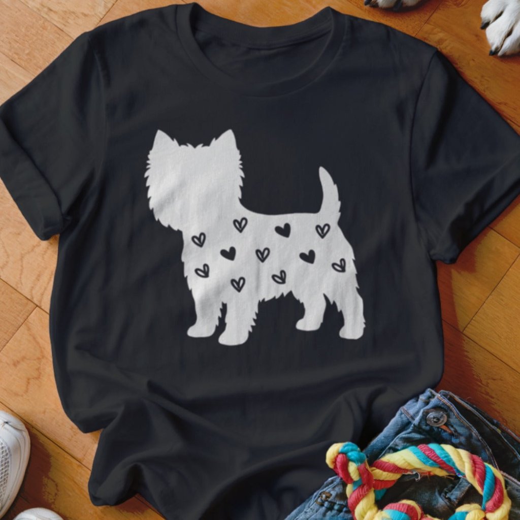 Westie Hearts Shirt - The Pawsitive Initiative