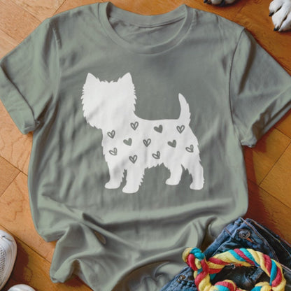 Westie Hearts Shirt - The Pawsitive Initiative