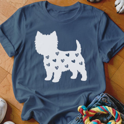 Westie Hearts Shirt - The Pawsitive Initiative