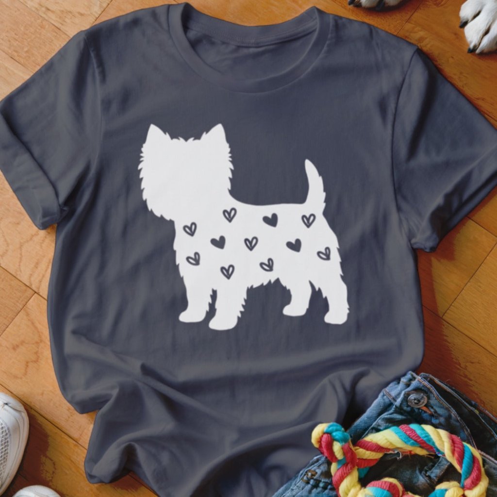 Westie Hearts Shirt - The Pawsitive Initiative