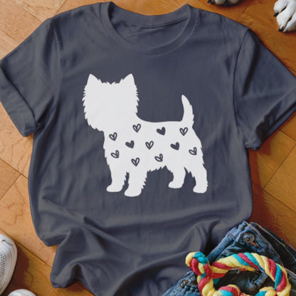 Westie Hearts Shirt - The Pawsitive Initiative