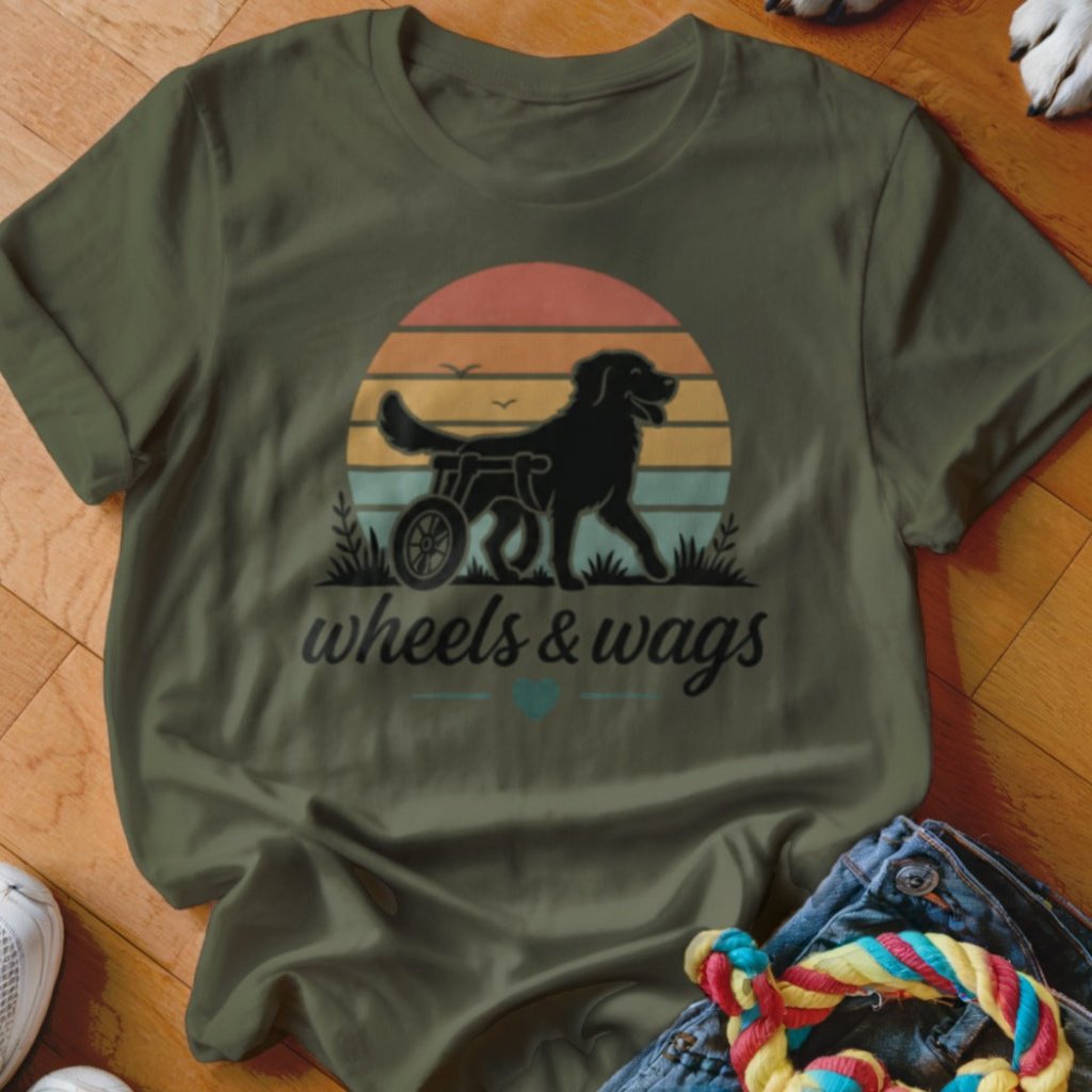Wheels and Wags Shirt - The Pawsitive Initiative