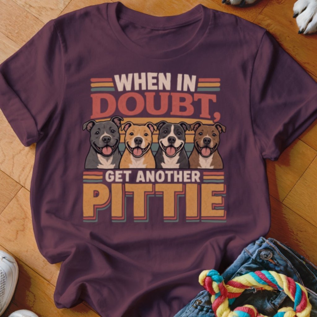 When In Doubt Get Another Pittie Shirt - The Pawsitive Initiative
