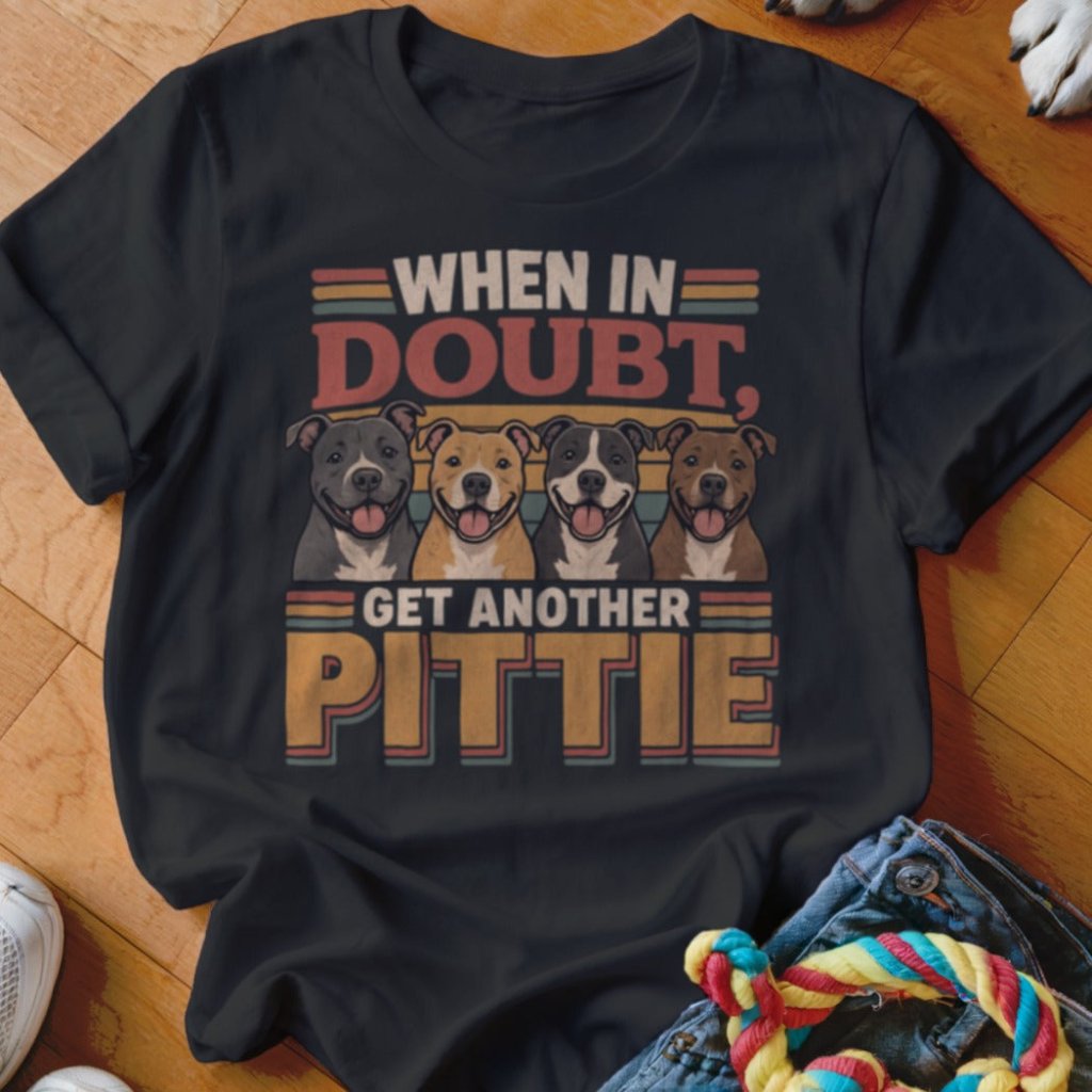 When In Doubt Get Another Pittie Shirt - The Pawsitive Initiative