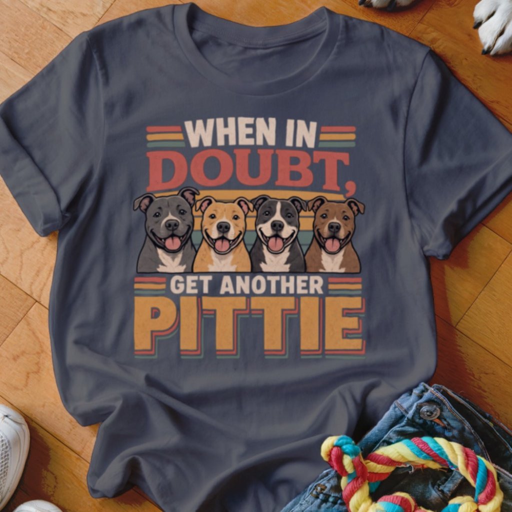 When In Doubt Get Another Pittie Shirt - The Pawsitive Initiative