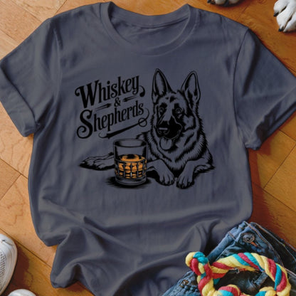 Whiskey and Shepherds Shirt - The Pawsitive Initiative