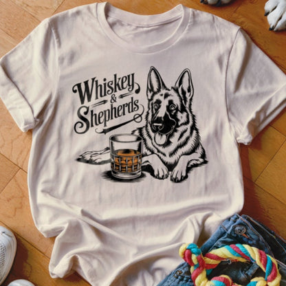 Whiskey and Shepherds Shirt - The Pawsitive Initiative