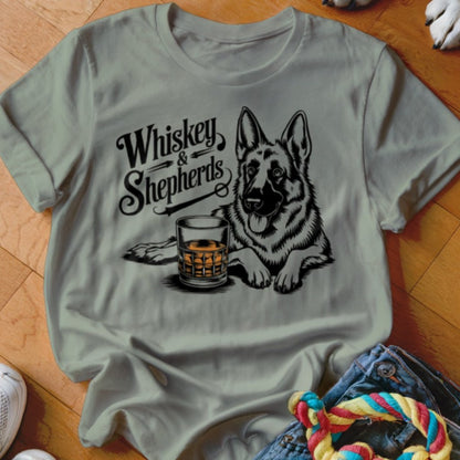 Whiskey and Shepherds Shirt - The Pawsitive Initiative