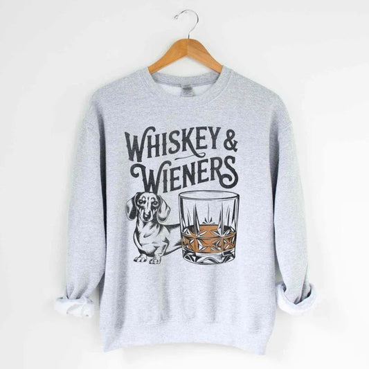 Whiskey and Wieners Sweatshirt - The Pawsitive Initiative