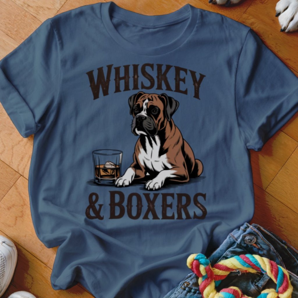 Whiskey & Boxers Shirt - The Pawsitive Initiative