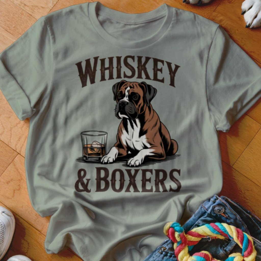 Whiskey & Boxers Shirt - The Pawsitive Initiative