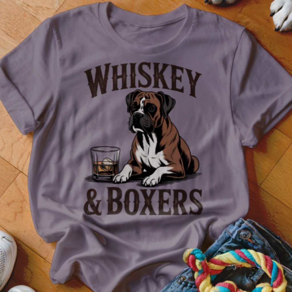 Whiskey & Boxers Shirt - The Pawsitive Initiative