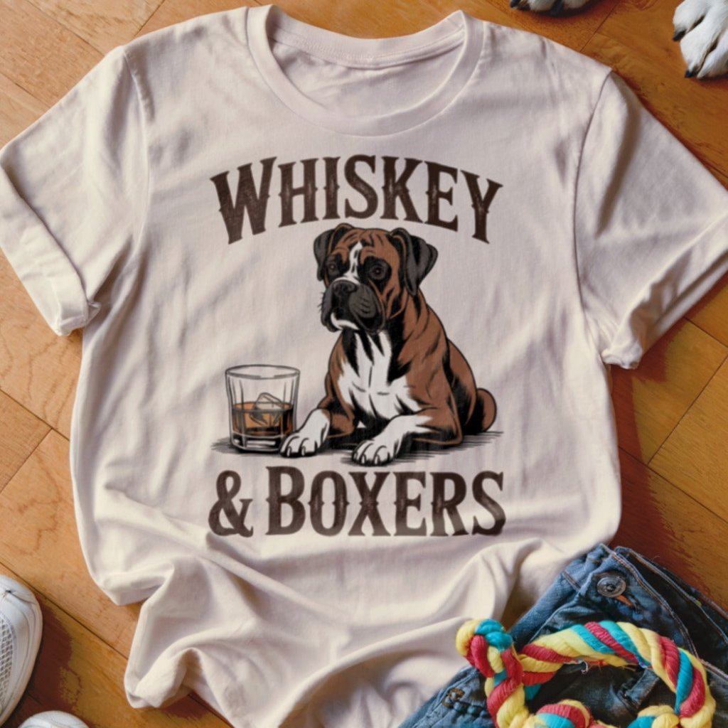 Whiskey & Boxers Shirt - The Pawsitive Initiative